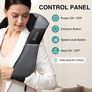 Foto 3 | Masajeador Nekteck Shiatsu Para Cuello Y Espalda Con Calor De 8 Nodos - Venta Internacional.