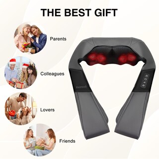 Foto 7 | Masajeador Nekteck Shiatsu Para Cuello Y Espalda Con Calor De 8 Nodos - Venta Internacional.
