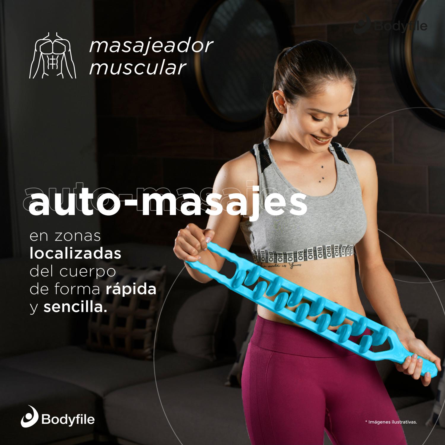 Foto 2 | Masajeador Corporal Bodyfile color Azul para Masaje Manual Relajante