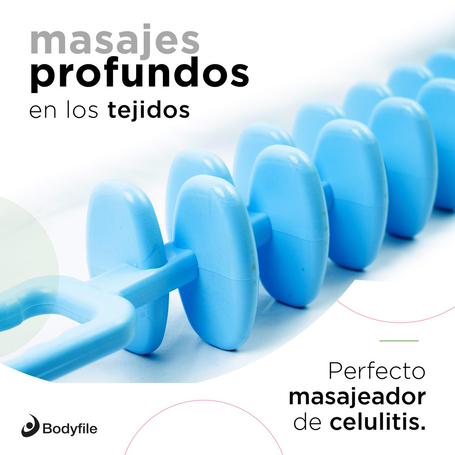 Foto 4 pulgar | Masajeador Corporal Bodyfile color Azul para Masaje Manual Relajante