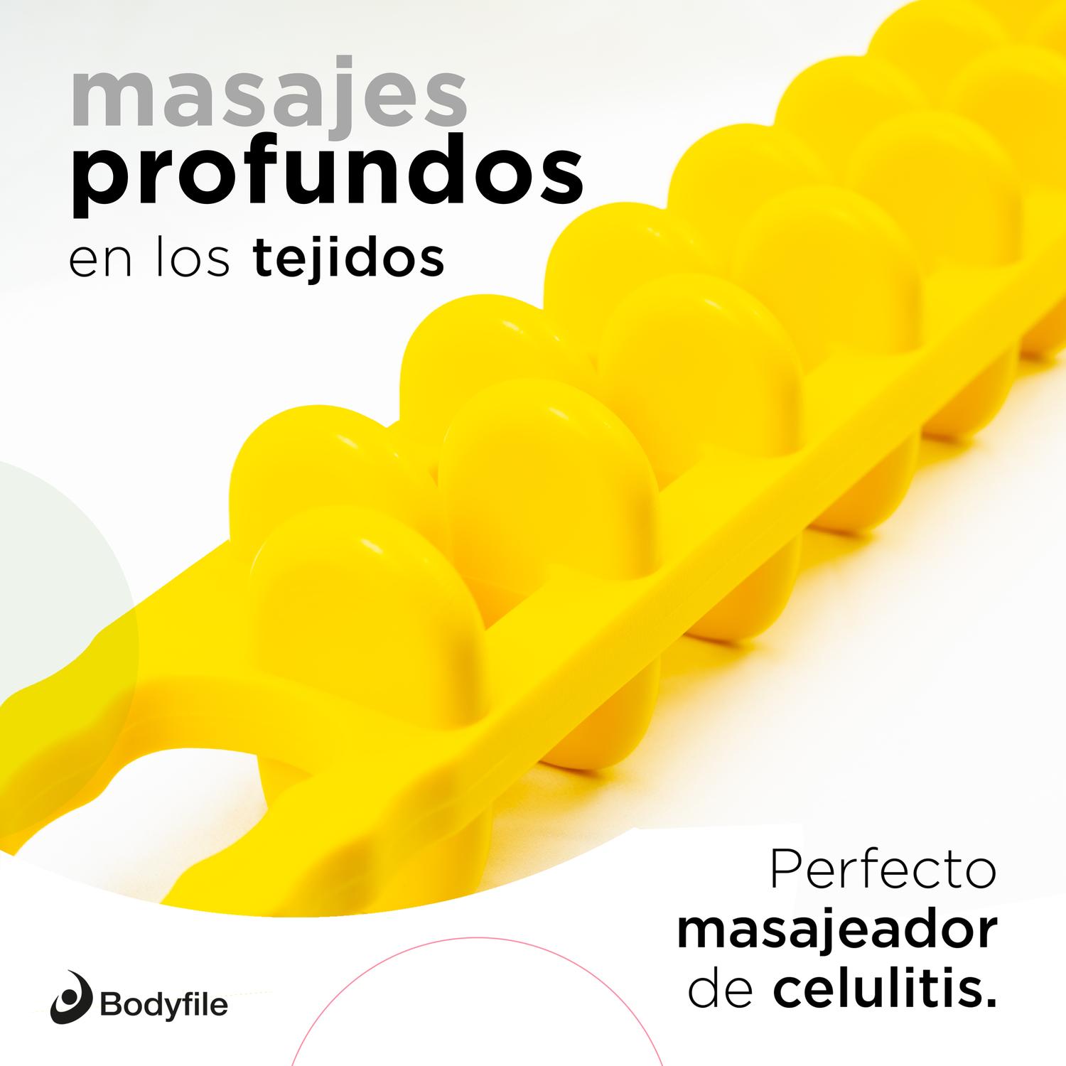 Foto 4 pulgar | Masajeador Corporal Bodyfile color Amarillo para Masaje Manual Relajante