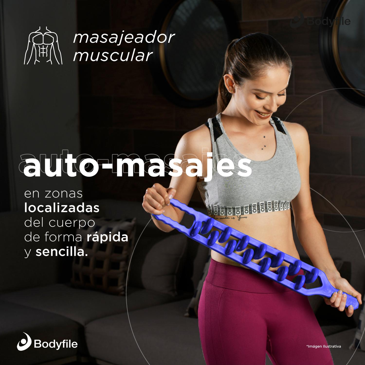 Foto 2 | Masajeador Corporal Bodyfile color Azul para Masaje Manual Relajante