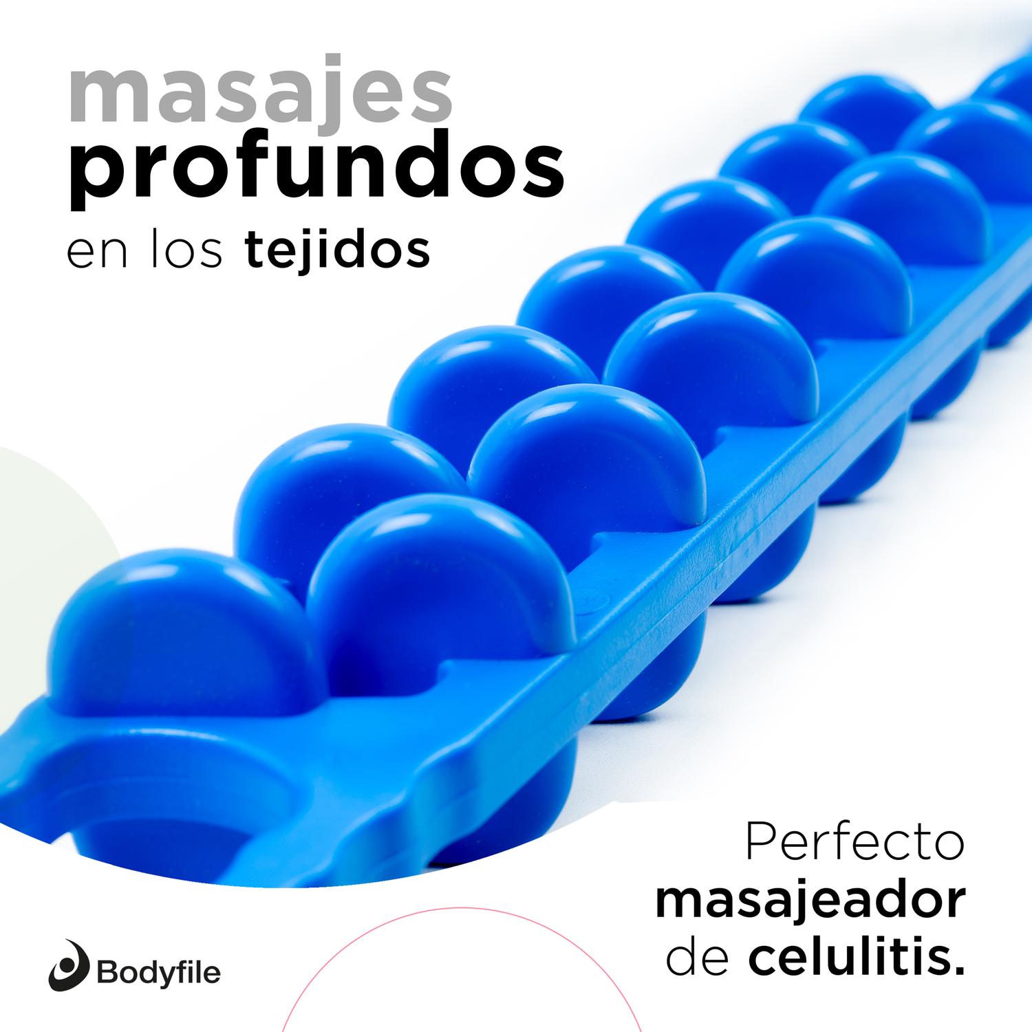 Foto 4 pulgar | Masajeador Corporal Bodyfile color Azul para Masaje Manual Relajante