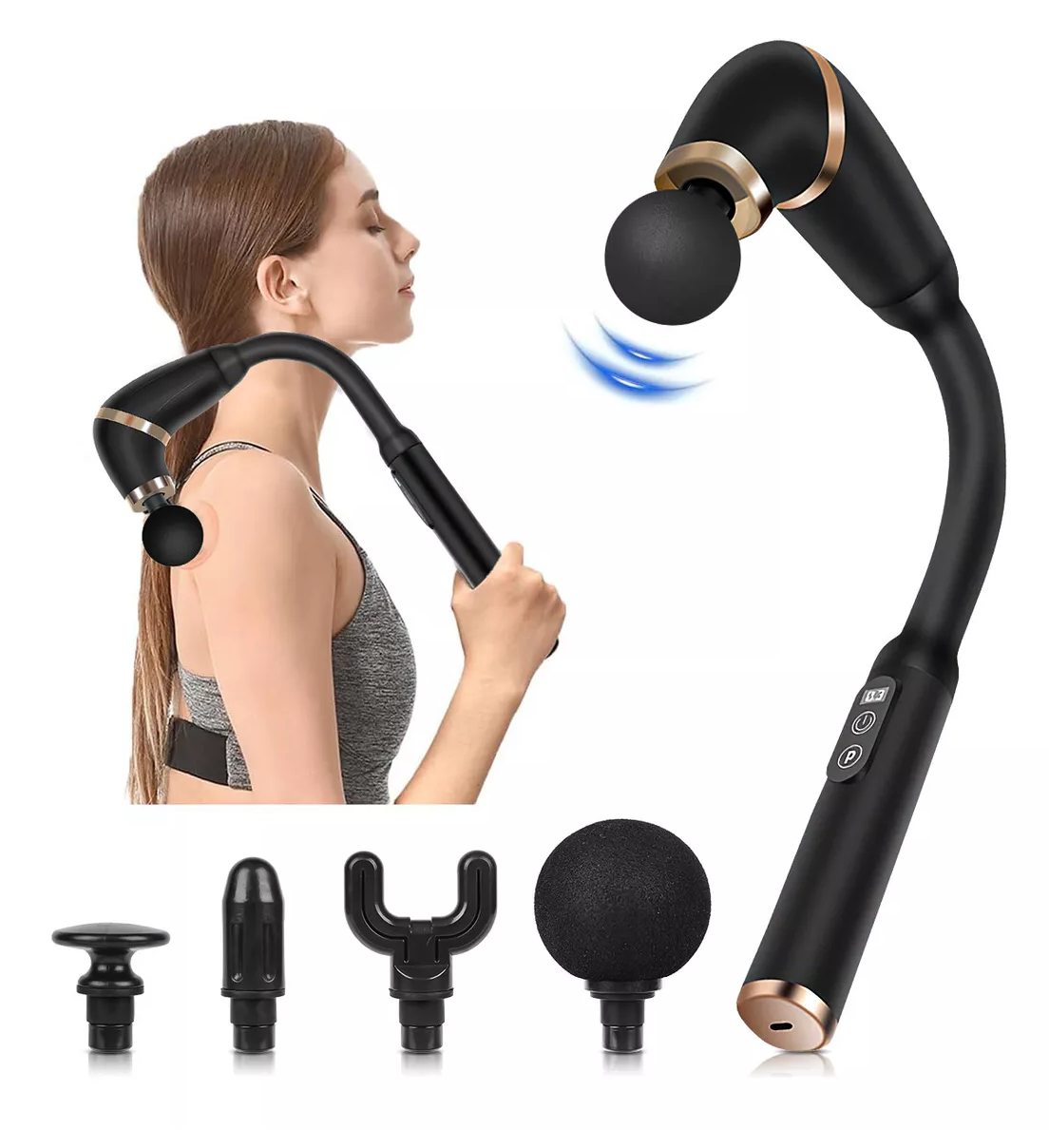Foto 4 pulgar | Pistola de Masaje Belug de Tejido Profundo Cuello y Hombro