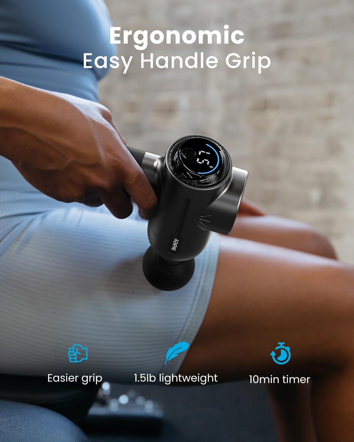 Foto 8 pulgar | Pistola De Masaje Renpho Active+ Con Bluetooth, Apta Para La Fsa Hsa - Venta Internacional.