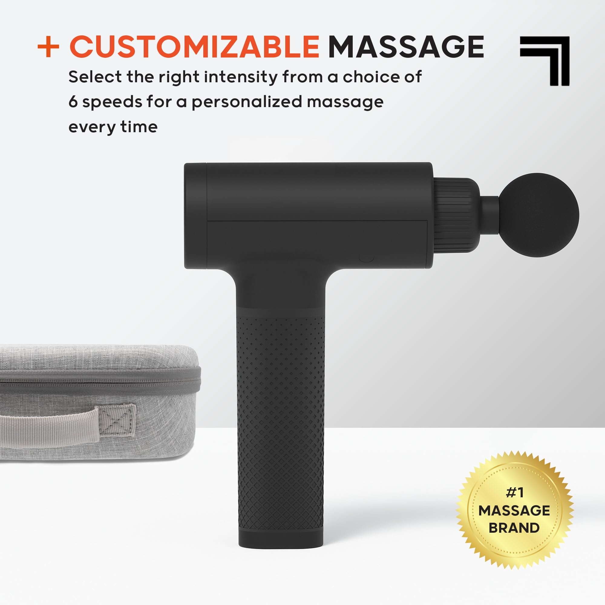 Foto 5 pulgar | Pistola De Masaje Sharper Image Powerboost Con 5 Accesorios - Venta Internacional.