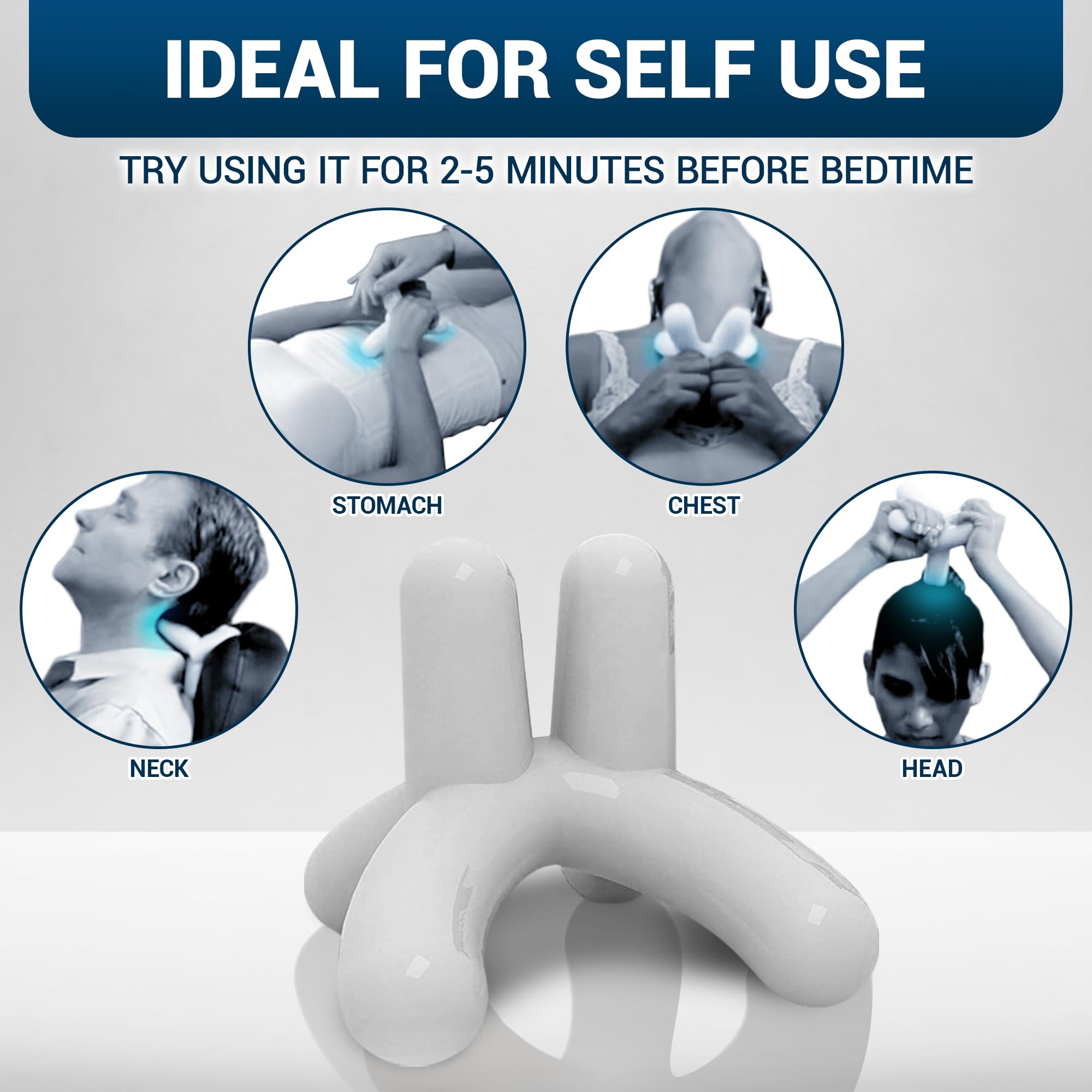 Foto 4 | Herramienta De Automasaje Dr. Berg Para Cuerpo, Cuello Y Espalda Con Manual Y Vídeos - Venta Internacional.