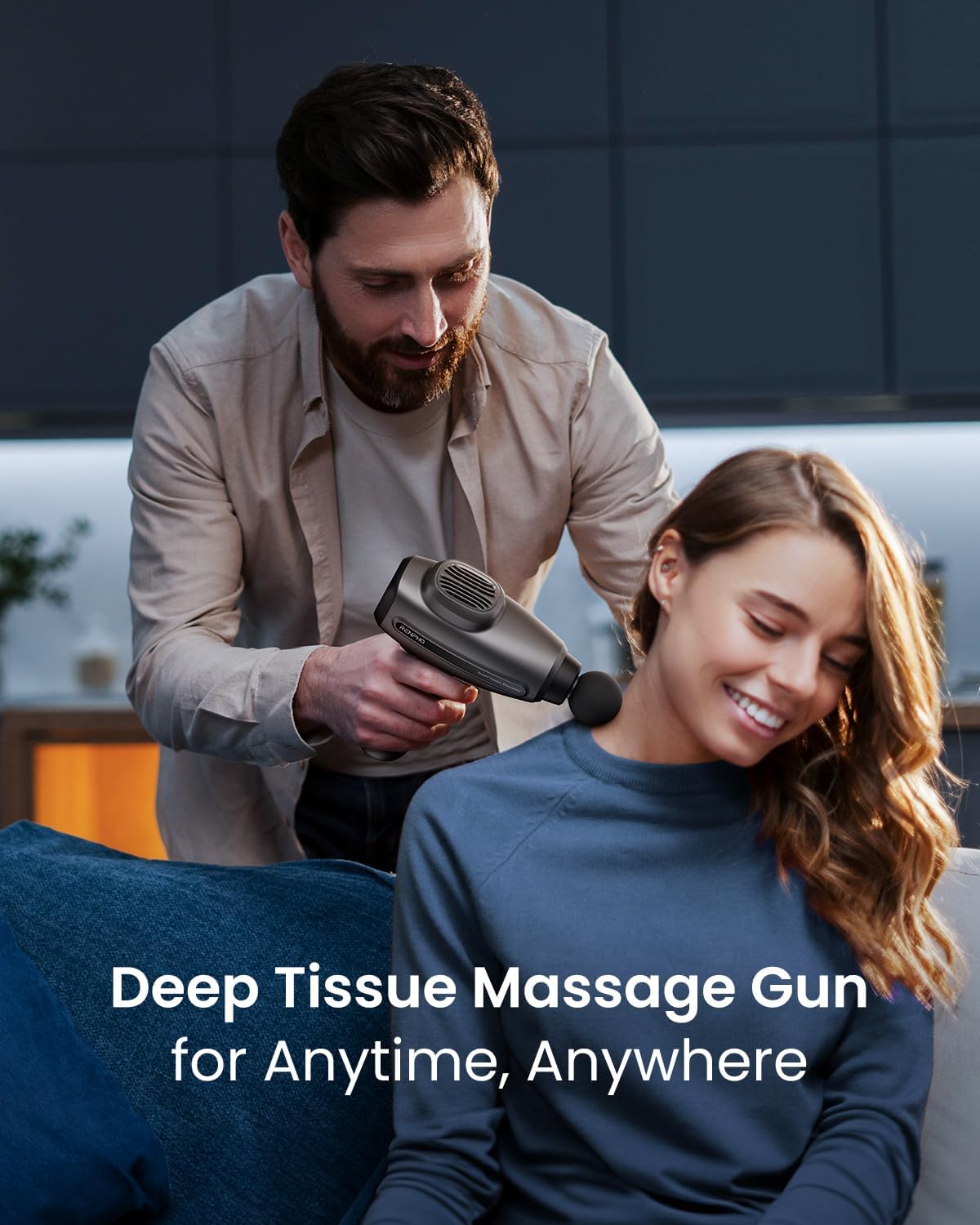 Foto 6 | Pistola De Masaje Renpho Deep Tissue Percusion Muscle 15 Speed - Venta Internacional.