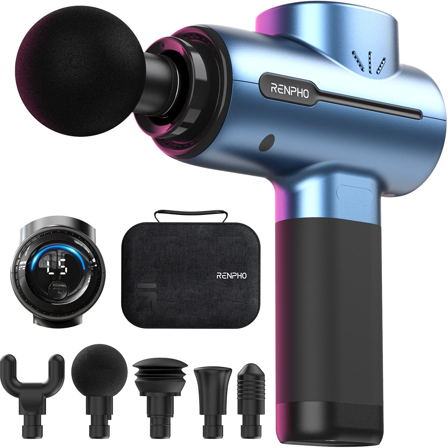 Foto 1 | Pistola De Masaje Muscular Renpho Active Deep Tissue Con 5 Velocidades - Venta Internacional.