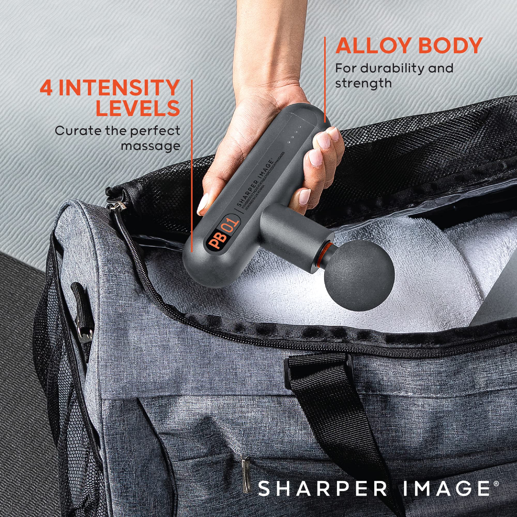 Foto 6 pulgar | Pistola De Masaje Sharper Image Powerboost Move Deep Tissue - Venta Internacional.