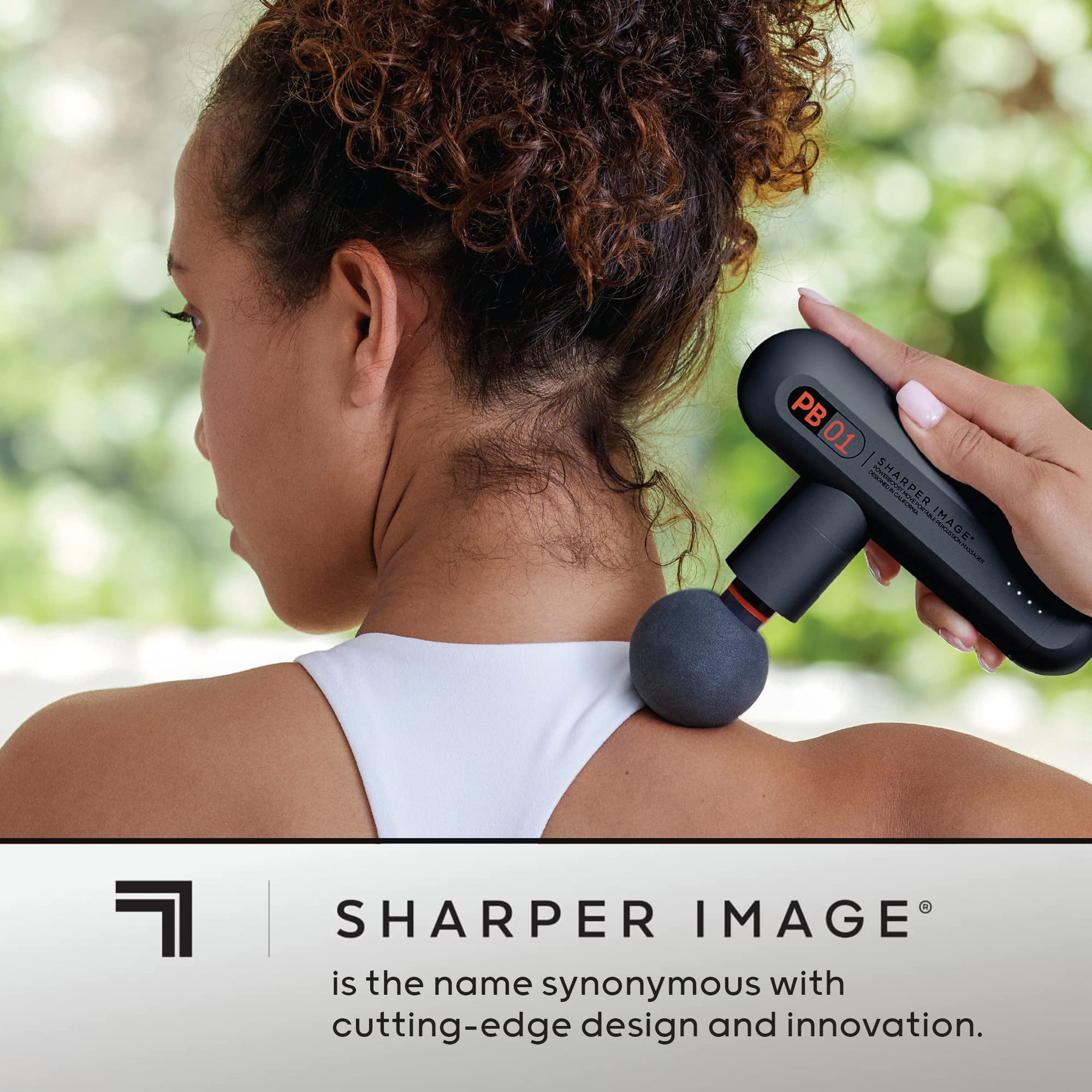 Foto 7 pulgar | Pistola De Masaje Sharper Image Powerboost Move Deep Tissue - Venta Internacional.