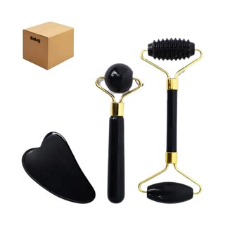 Foto 1 | Rodillo Facial Jade Black Obsidiana 3pz Belug, Negro