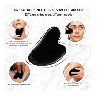 Foto 4 | Rodillo Facial Jade Black Obsidiana 3pz Belug, Negro