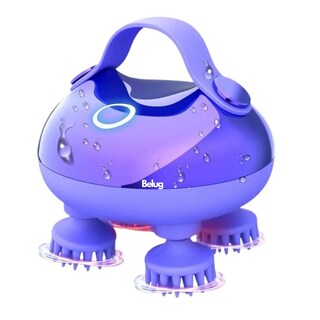 Foto 1 | Masajeador De Cuero Cabelludo Impermeable Portátil Belug, Violeta
