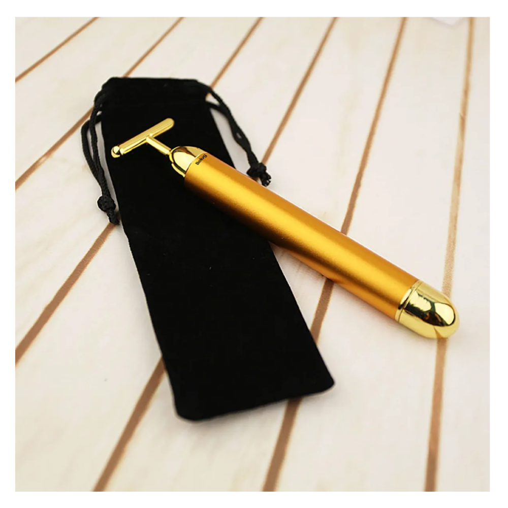 Foto 5 pulgar | Masajeador Facial 24k Face Eléctrico Anti Piel Reafirmante Belug, Dorado