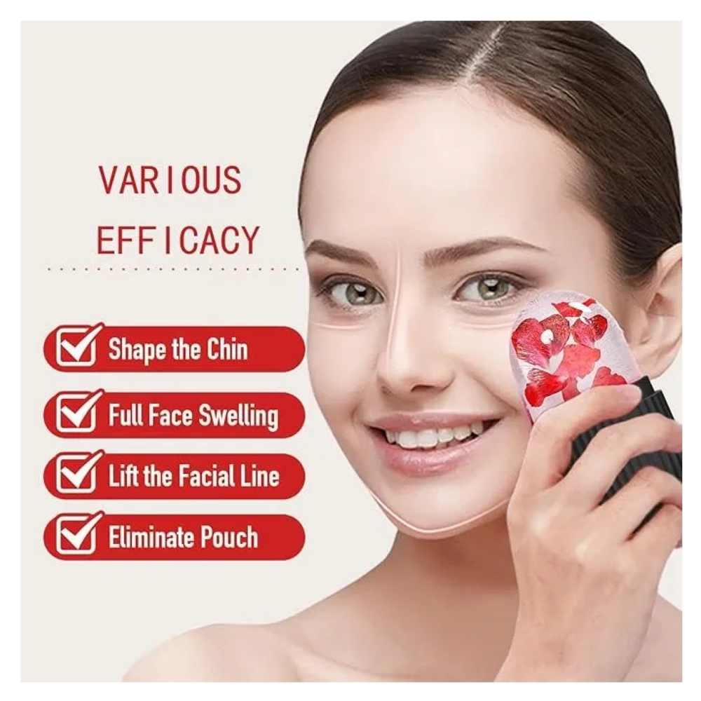 Foto 5 | Rodillo Silicón Hielo Para Masaje Facial Cara Cuidado Piel Lab.g, Negro