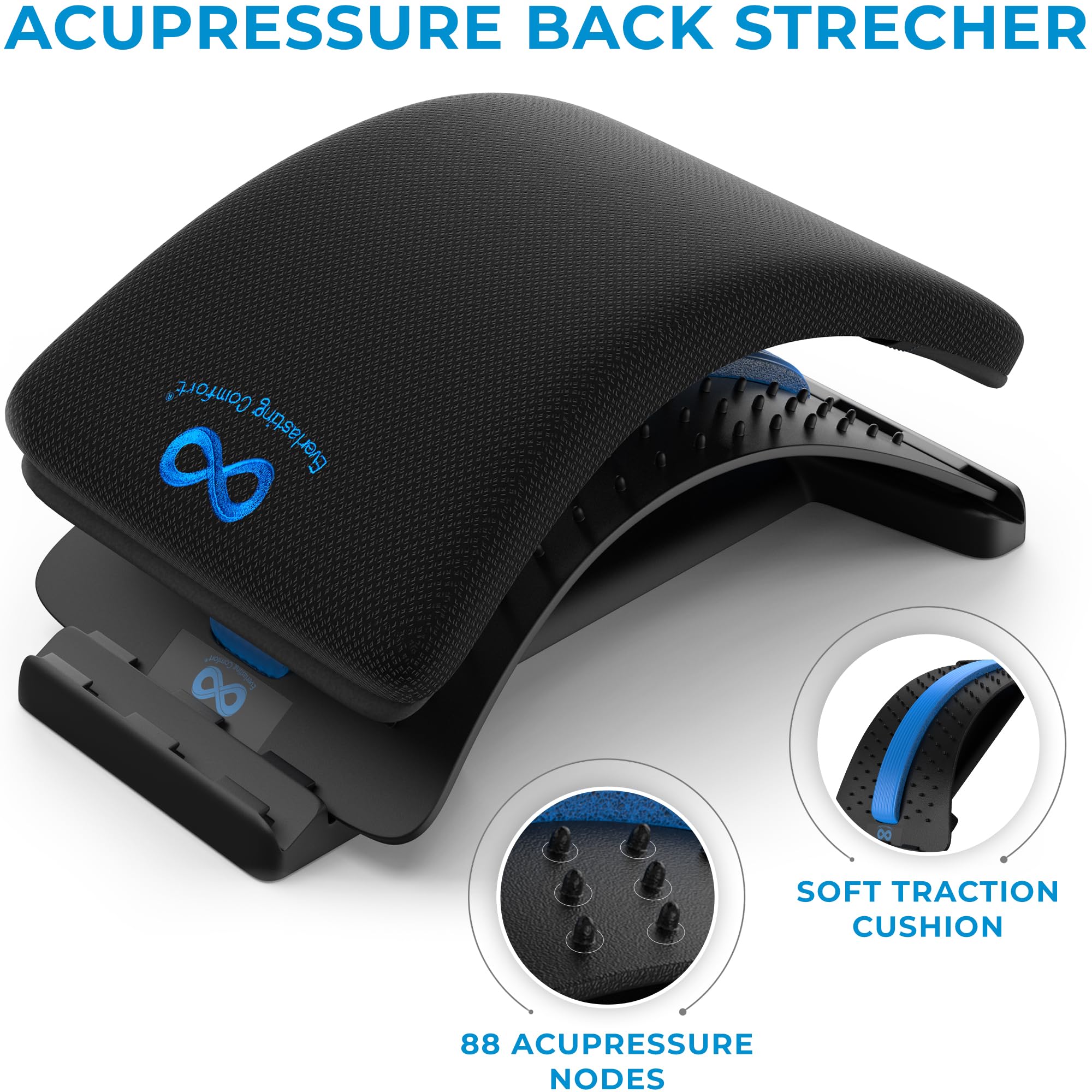 Foto 4 pulgar | Back Stretcher Everlasting Comfort  Soporte Lumbar Ajustable - Venta Internacional.