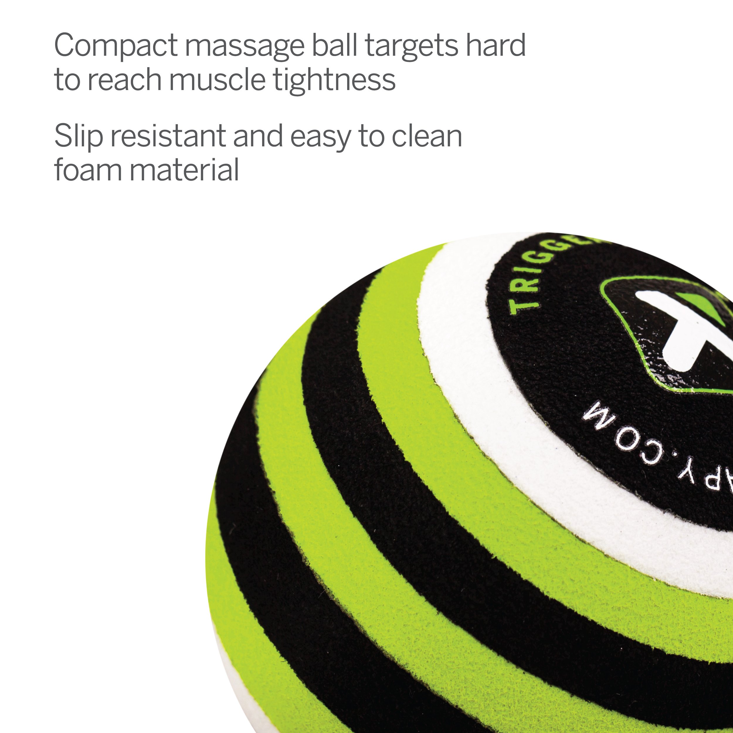 Foto 4 pulgar | Balón De Masaje Triggerpoint Mb1 Deep Tissue 5 Cm Verde/blanco/negro - Venta Internacional.