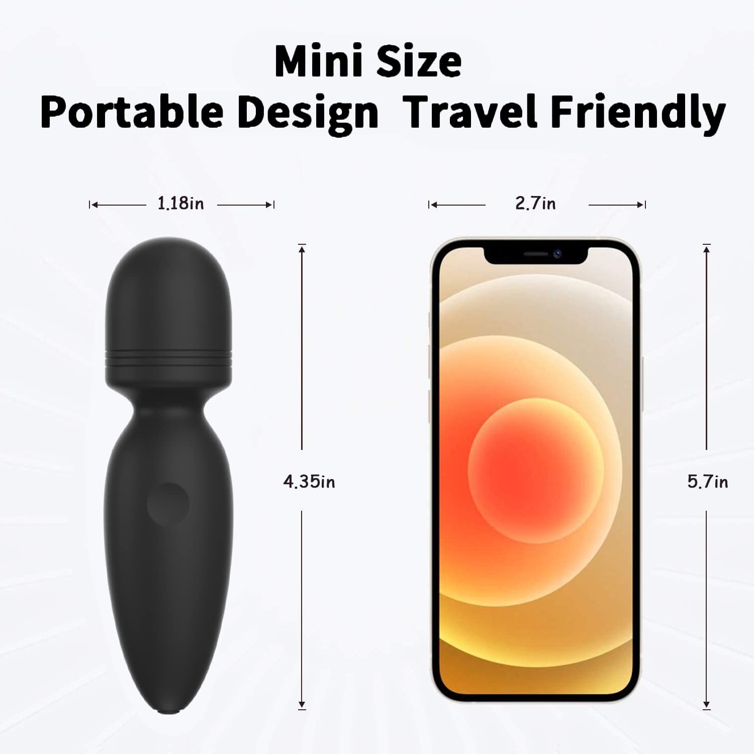 Foto 3 pulgar | Masajeador Portátil Apowand Gh Minnie Mini Wand 10 Modos - Venta Internacional.