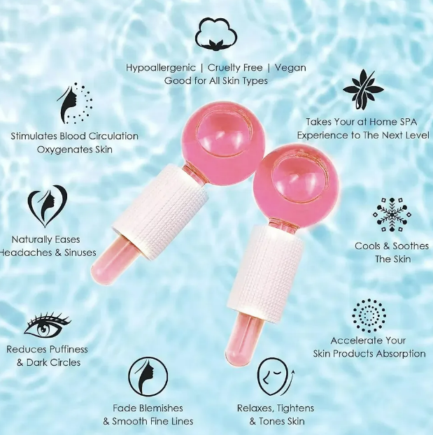 Foto 5 pulgar | Xtellar Masajeador Facial Premium 2 Piezas – Rejuvencedor De Piel Con Cryo-globos Para Un Aspecto Luminoso Y Joven