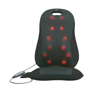 Foto 1 | Respaldo y Asiento de Masaje Benesta C001 color Negro con Calefacción