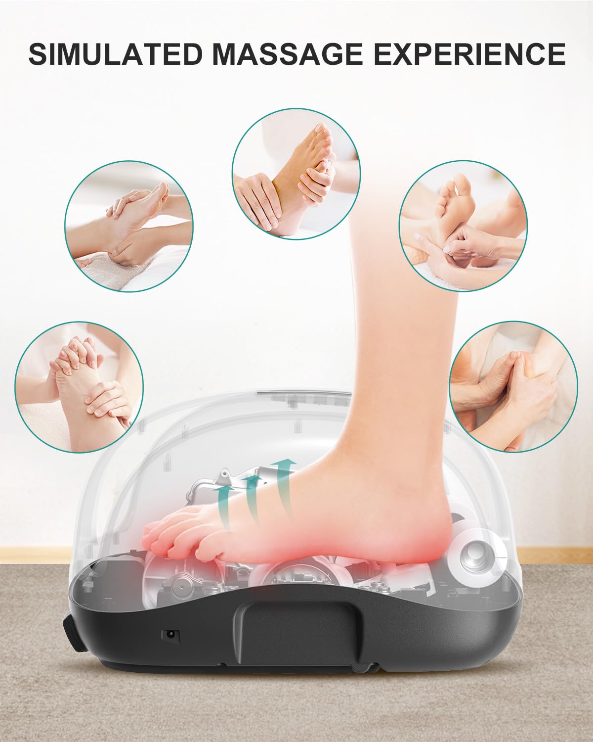 Foto 5 pulgar | Masajeador Shiatsu Para Pies Nekteck Para Aliviar La Circulación Y El Dolor - Venta Internacional.