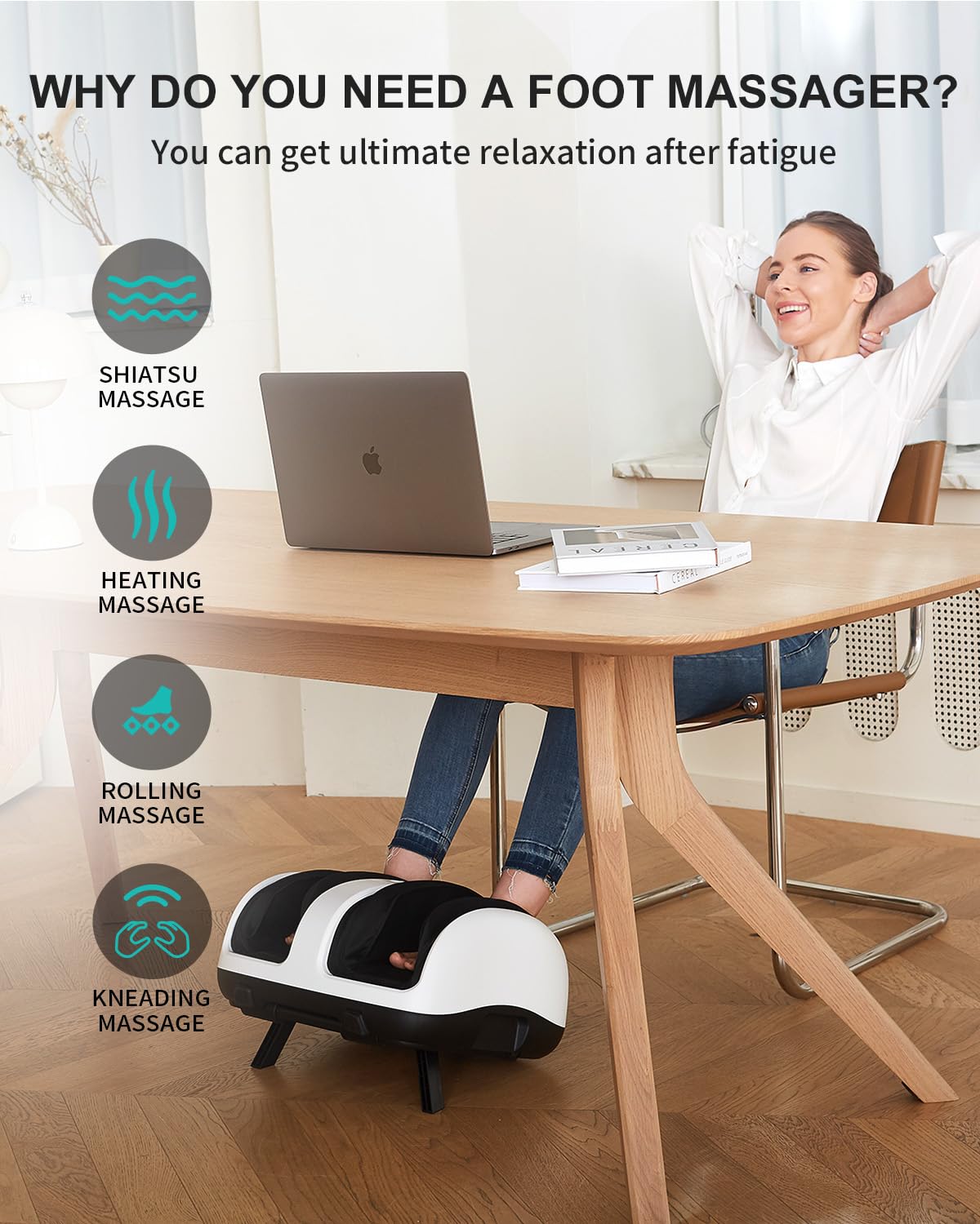 Foto 5 | Masajeador Shiatsu Para Pies Nekteck Para Aliviar La Circulación Y El Dolor - Venta Internacional.