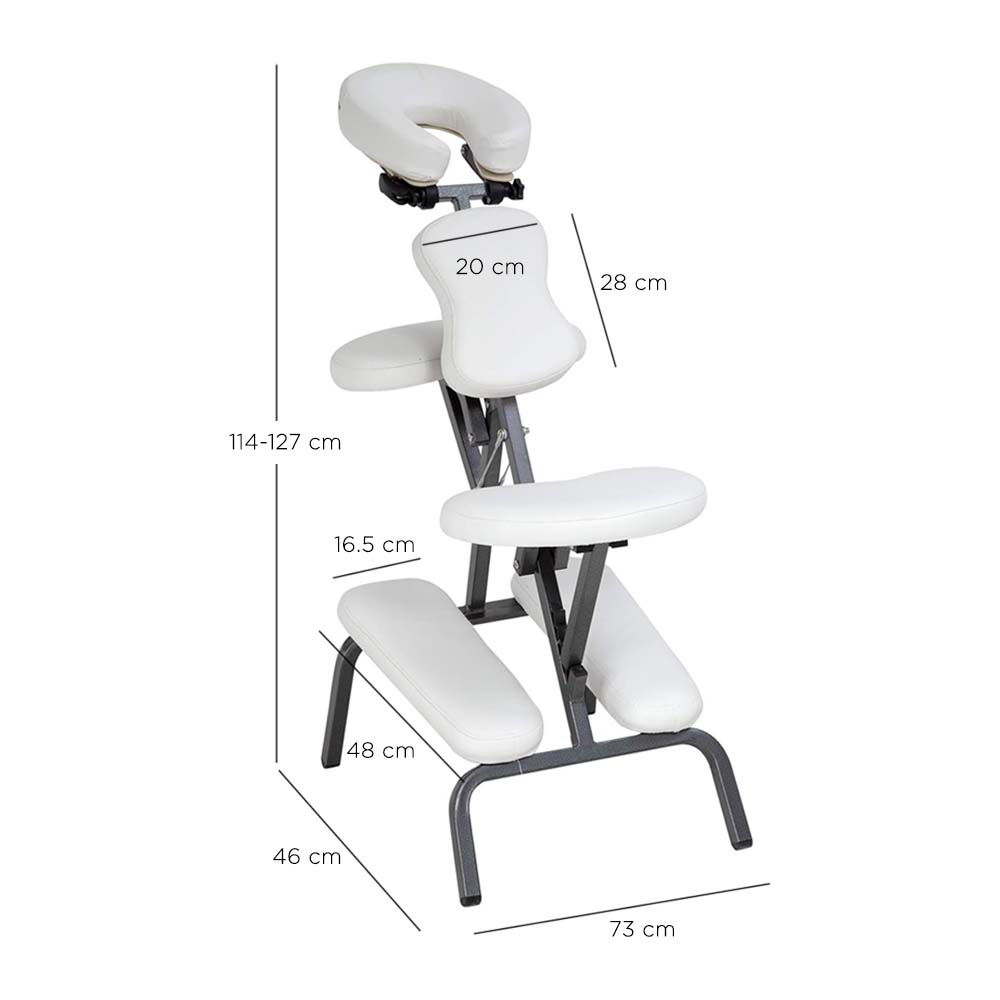 Foto 5 | Silla para Masajes Vanlig Blanca Portátil