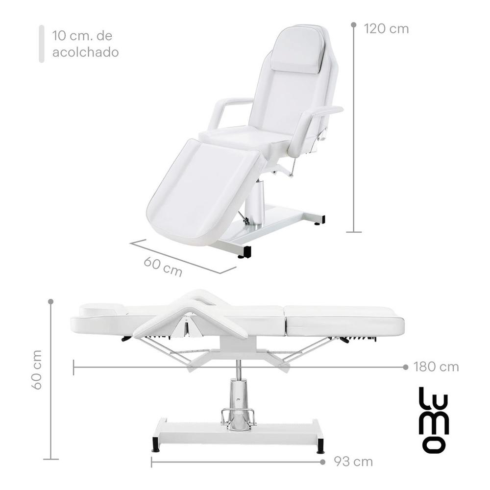 Foto 5 pulgar | Silla Faciales Cama Camilla Sillón Spa Masaje Hidráulica