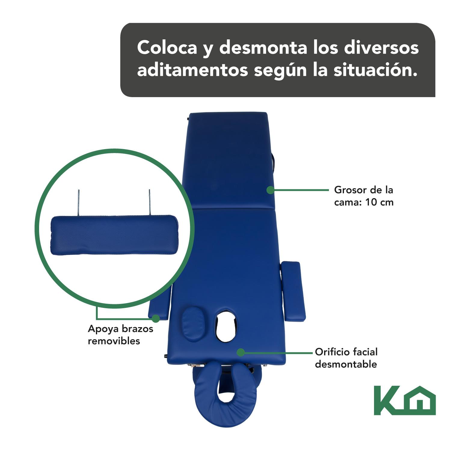 Foto 4 | Cama Portátil para Masaje KingsHouse color Azul