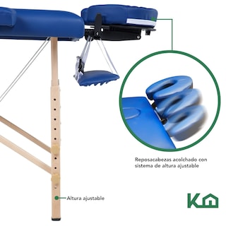 Foto 6 | Cama Portátil para Masaje KingsHouse color Azul