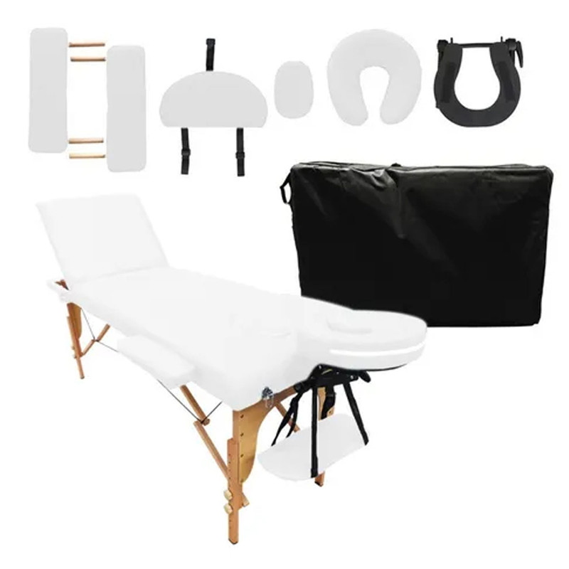Cama Portátil para Masaje KingsHouse color Blanco
