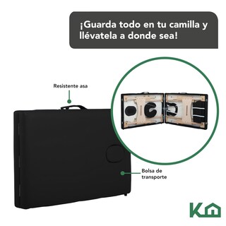 Foto 7 | Camilla Plegable para Masaje 2 Secciones Profesional Spa