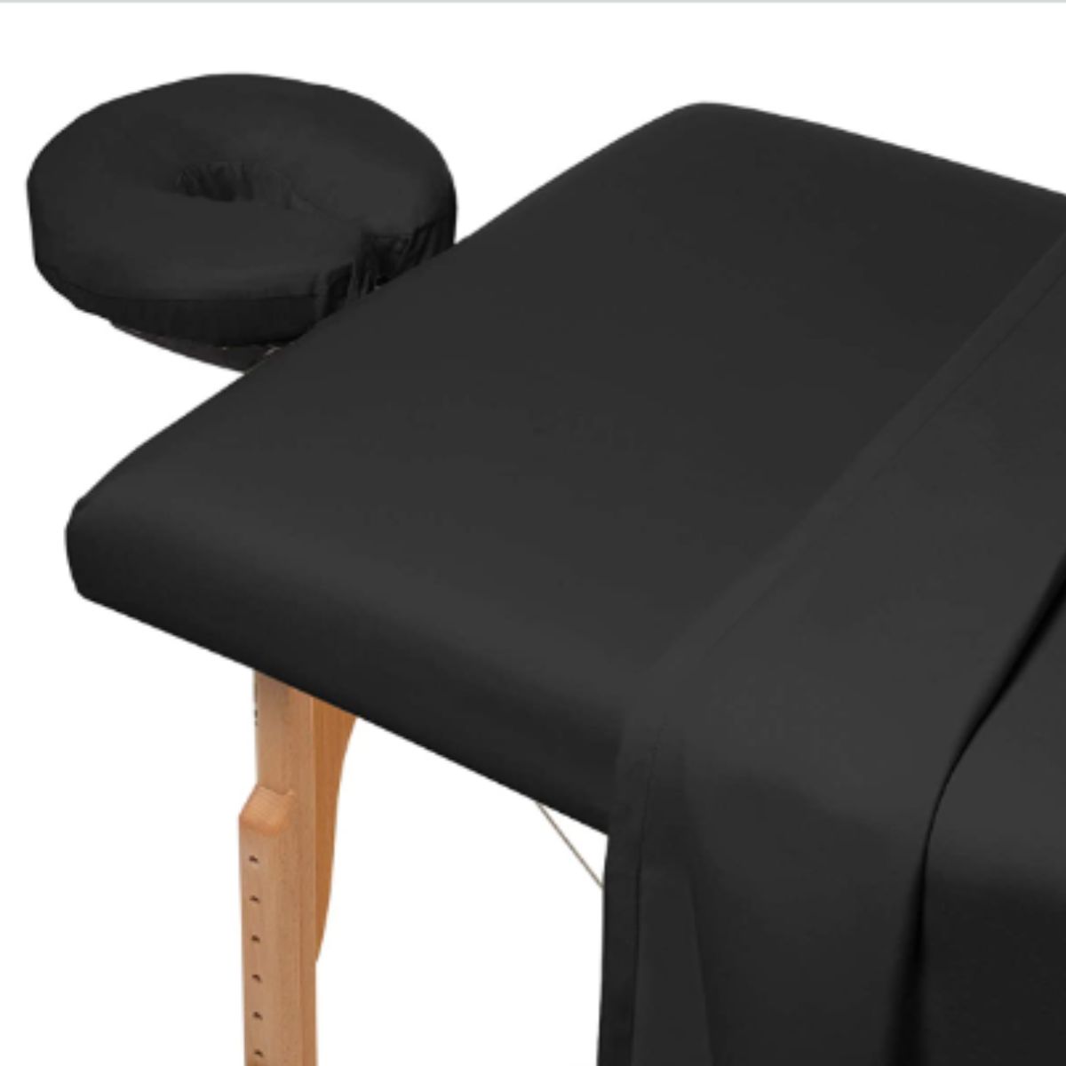 Foto 6 pulgar | Juego de Sábanas para Cama de Masaje Stefano Zanni Home color Negro 3 Piezas