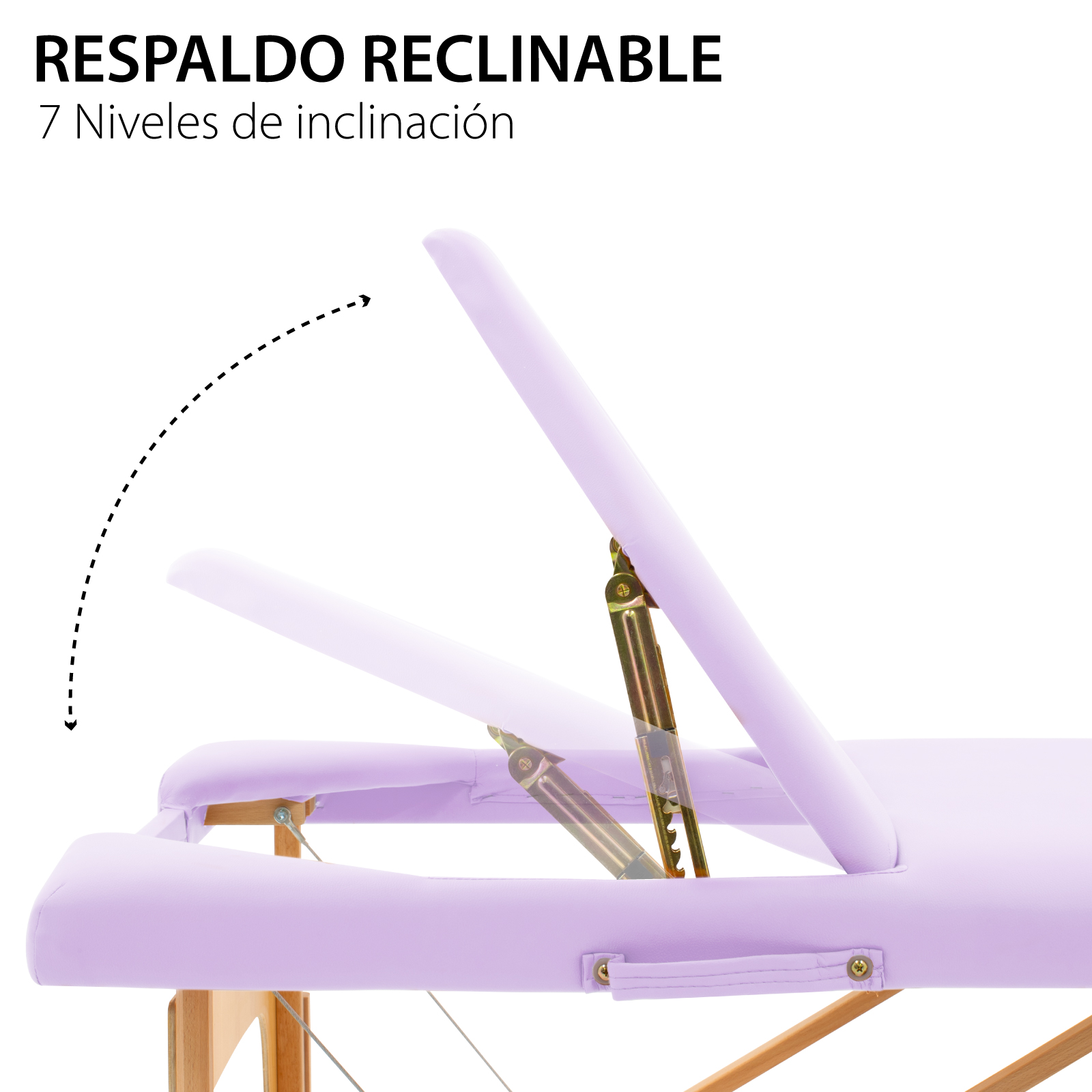 Foto 4 pulgar | Cama para Masajes Onof Mb001 Portátil color Lila