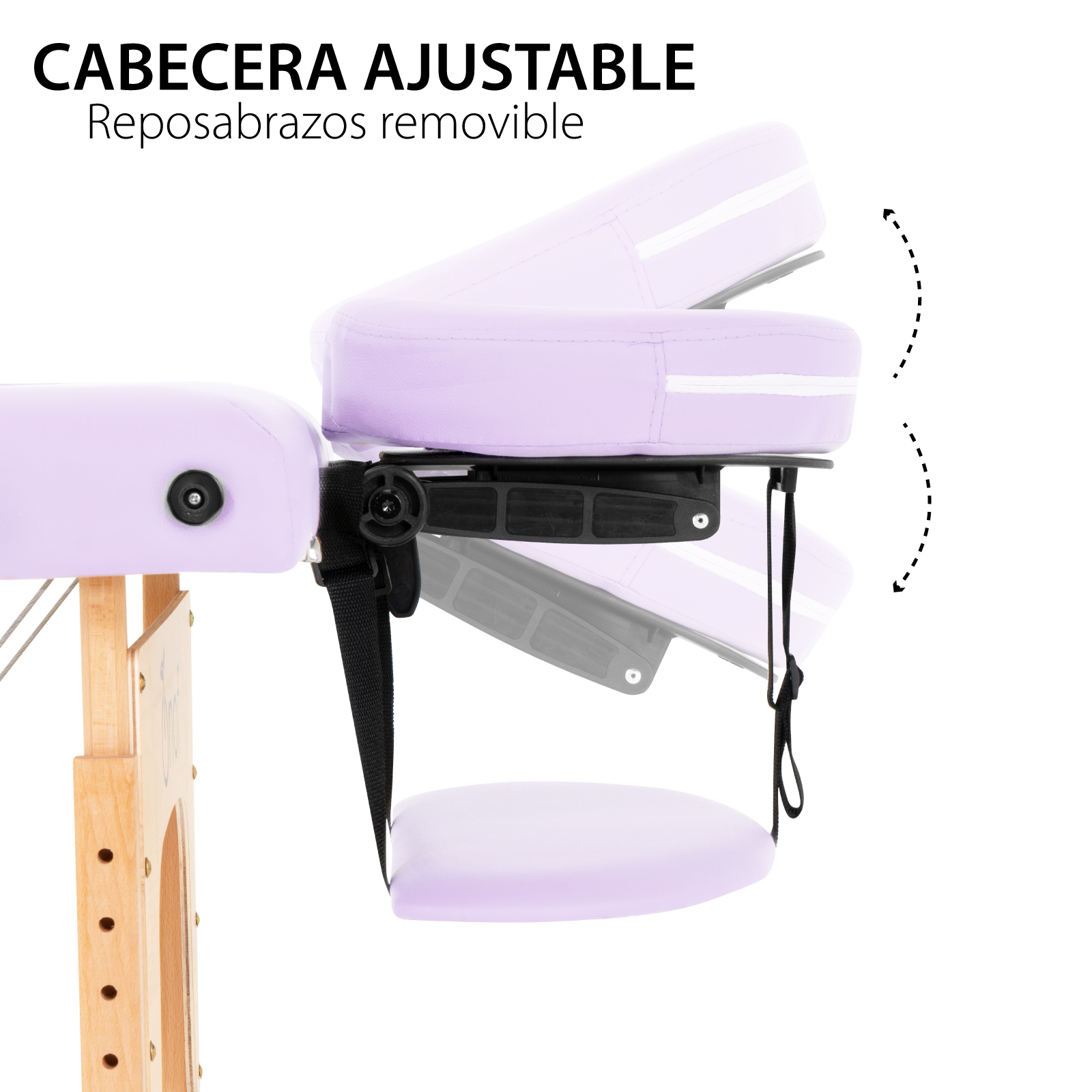 Foto 5 pulgar | Cama para Masajes Onof Mb001 Portátil color Lila