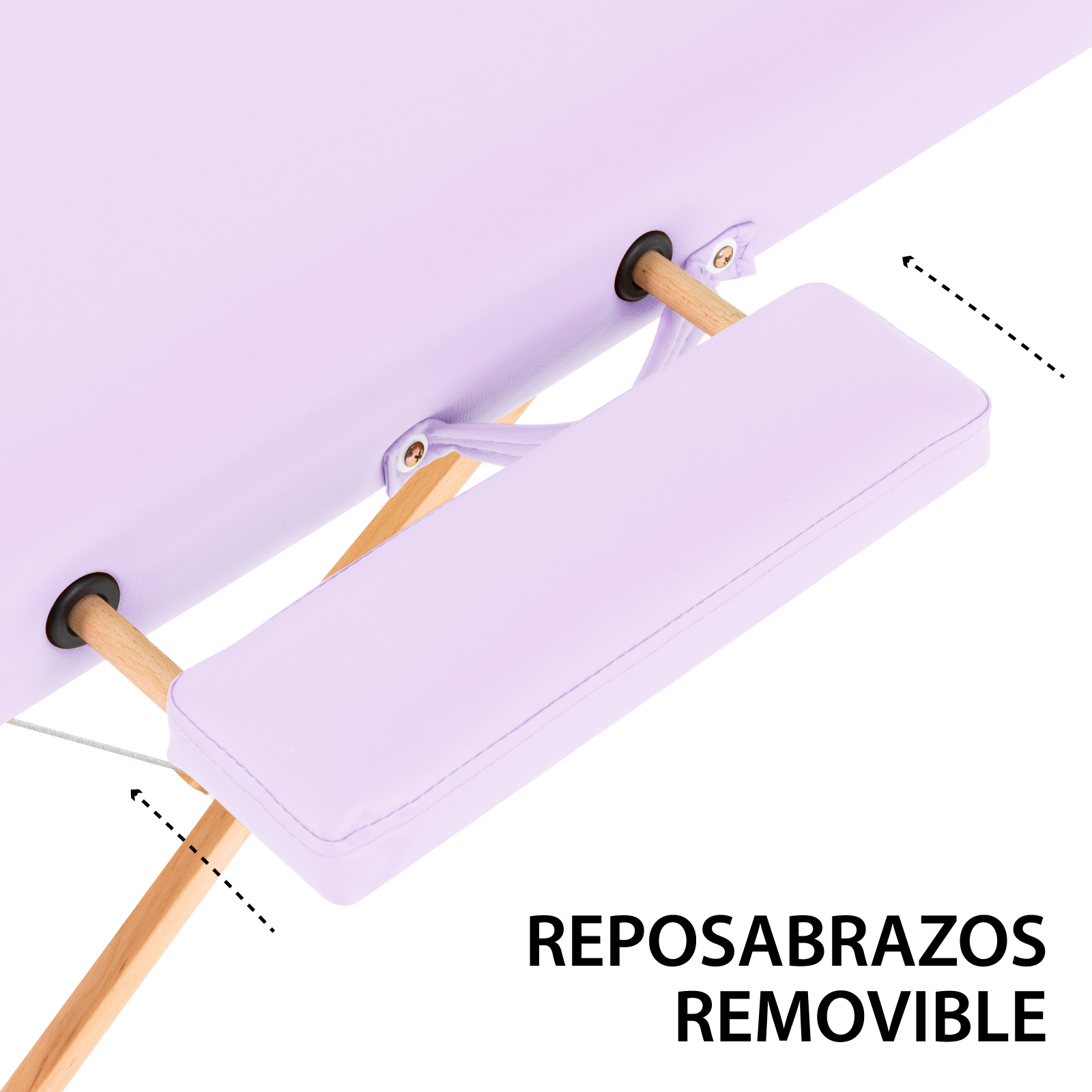 Foto 6 pulgar | Cama para Masajes Onof Mb001 Portátil color Lila