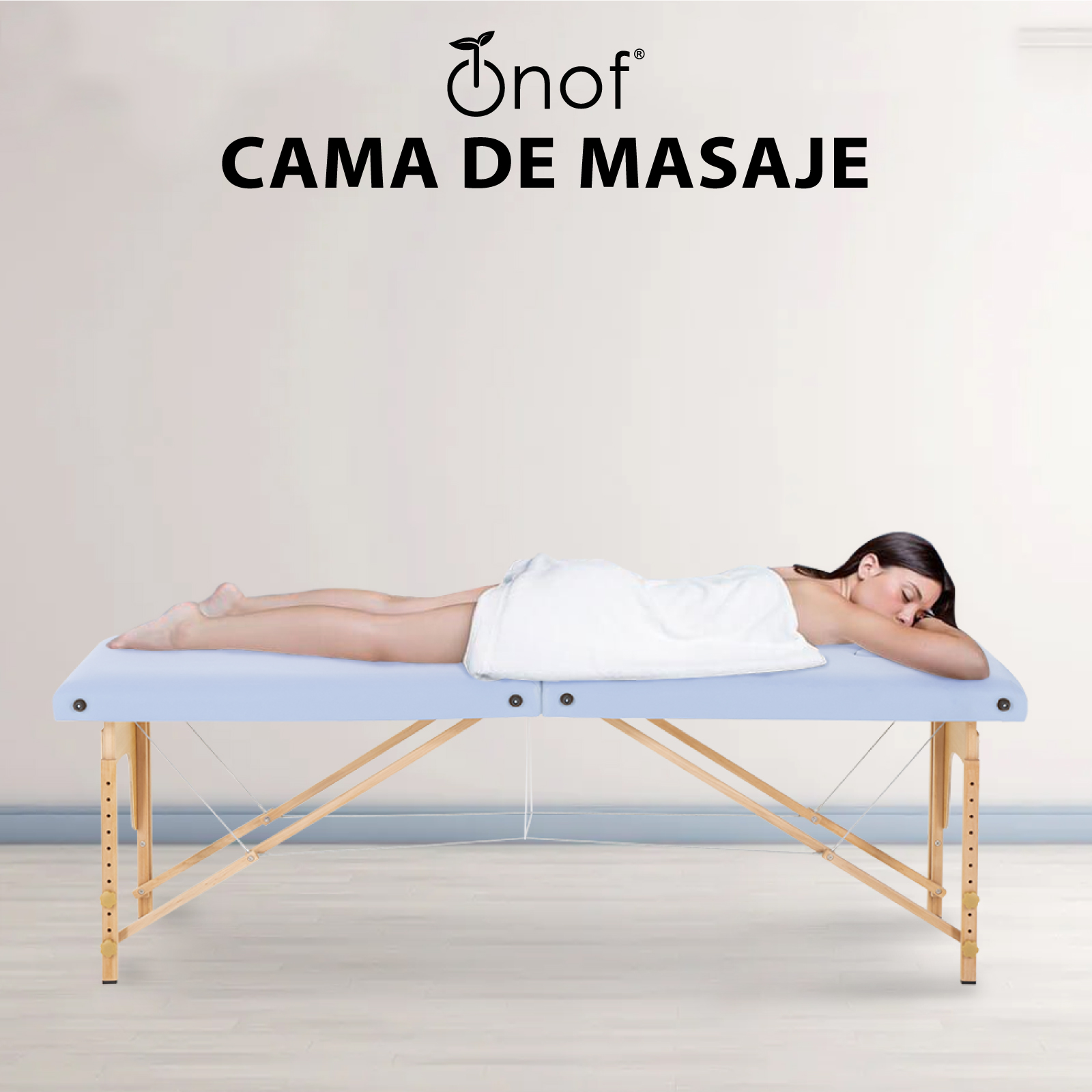 Foto 8 pulgar | Cama Portátil para Masajes 2 Secciones Color Azul