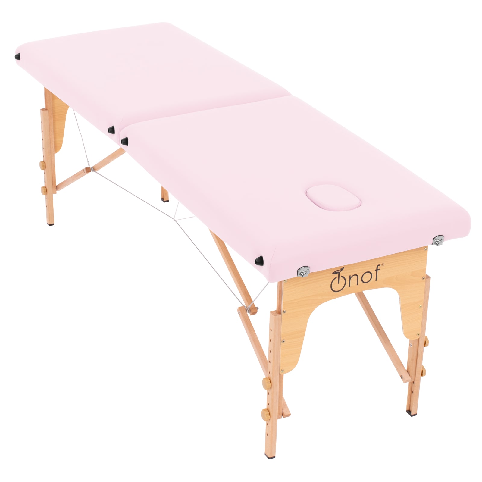 Cama Portátil Onof Mb-002 para Masajes 2 Secciones color Rosa $2,389