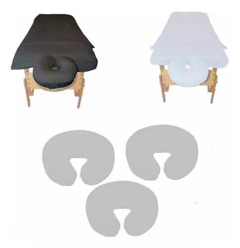 Foto 2 pulgar | Set De 3 Fundas De Soporte Reutilizable Para Cama De Masaje Negro