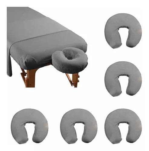 Foto 2 pulgar | Set De 5 Fundas De Soporte Reutilizable Para Cama De Masaje Gris