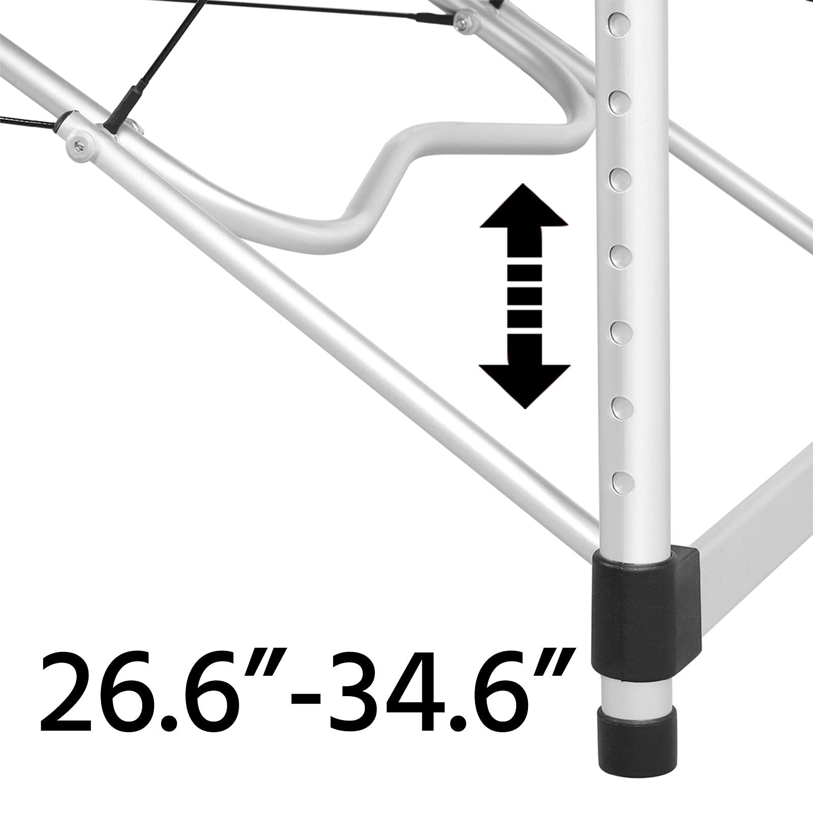 Foto 6 pulgar | Mesa De Masaje Yaheetech Cama De Spa Portátil De Aluminio Rosa - Venta Internacional.