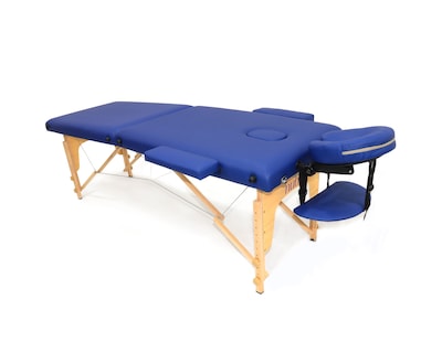 Foto 1 | Cama De Masaje Plegable Profesional Cama Extentida Basitex Color Azul