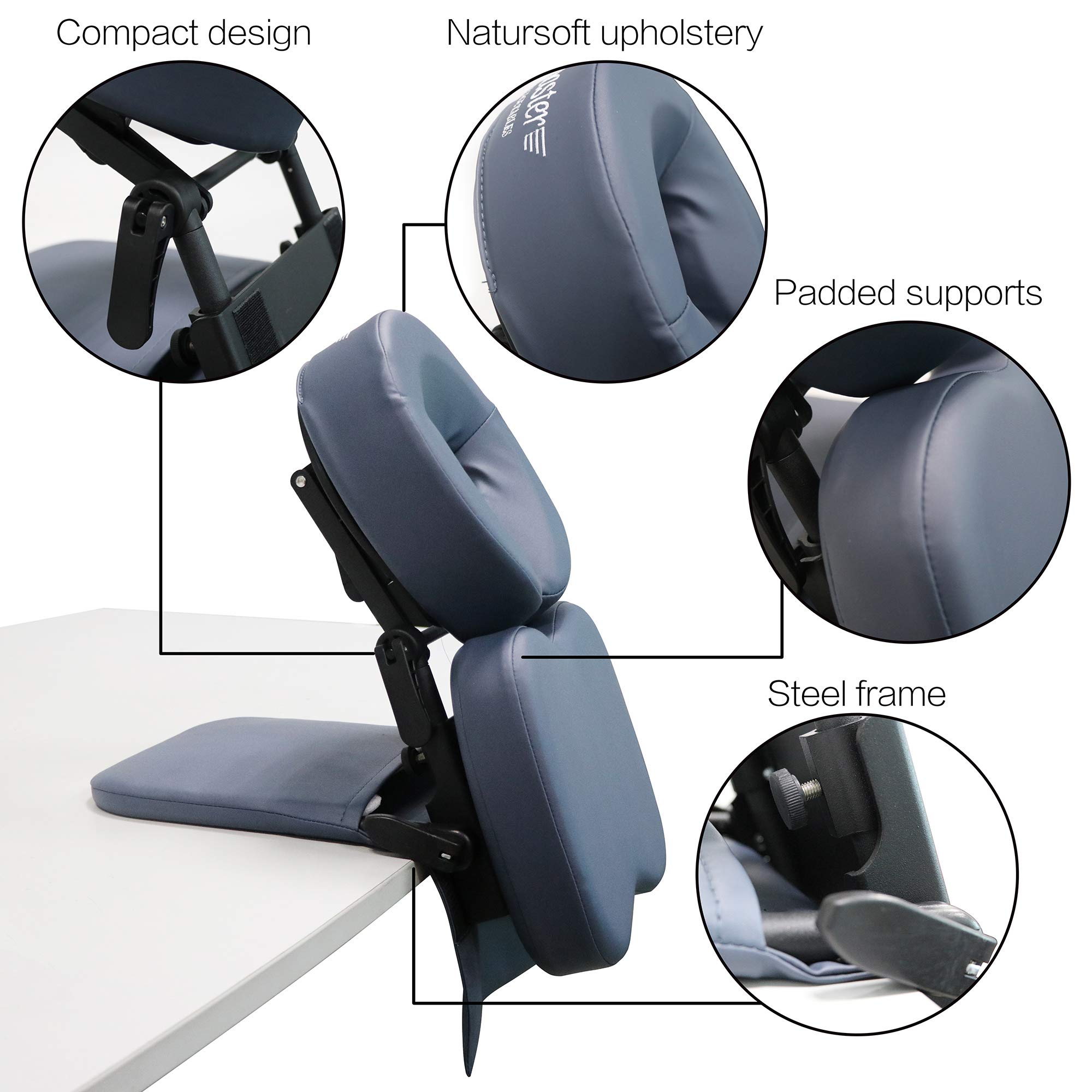 Foto 6 pulgar | Kit De Masaje Master Massage Desktop Face Cradle Royal Blue - Venta Internacional.