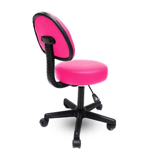 Foto 2 | Silla Taburete Banco Consultorio Tatoo Spa Con Respaldo Color Del Asiento Rosa
