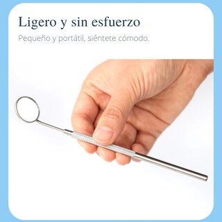 Foto 6 | Espejo de Inspección Dental Acero Inoxidable
