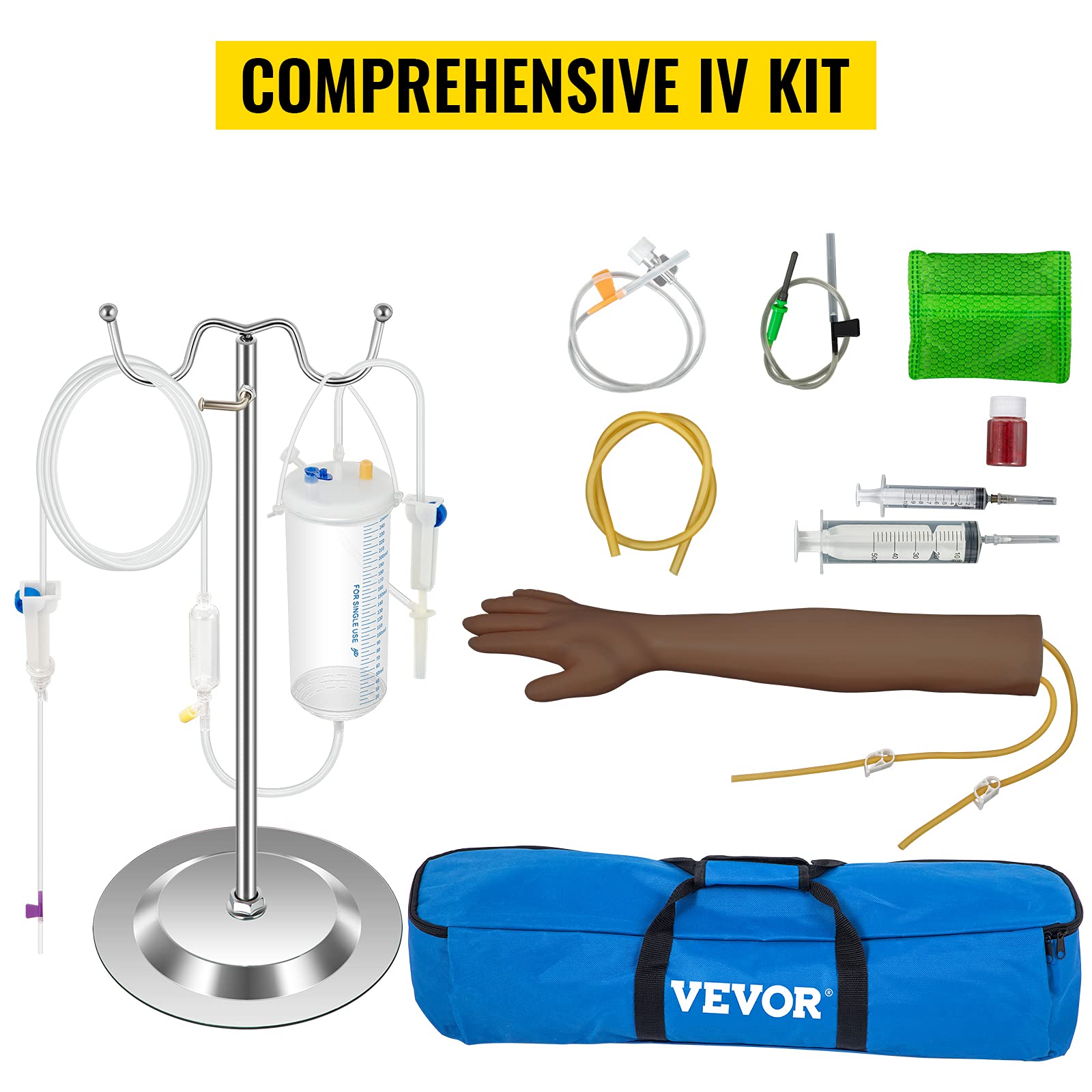 Foto 7 pulgar | Kit De Brazo De Práctica Intravenosa Vevor Intravenoso Con Flebotomía En Piel Oscura - Venta Internacional.