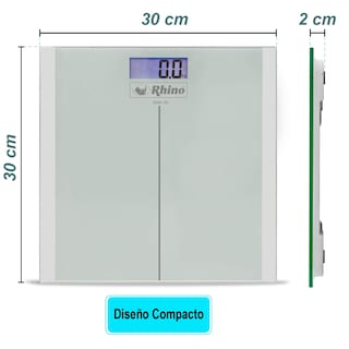 Foto 2 | Báscula Digital RHINO Corporal Hasta 180 KG