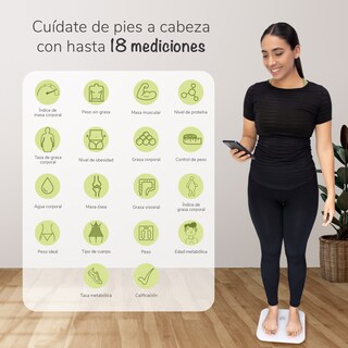Foto 2 | Báscula Inteligente Binden Era Self 18 Mediciones App