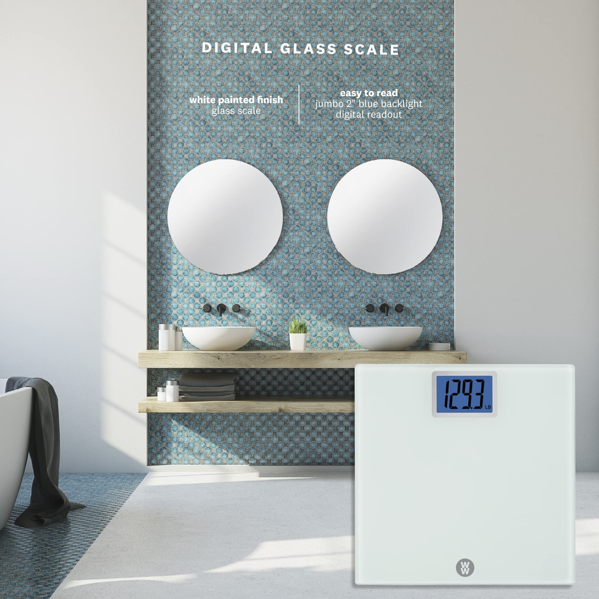 Foto 7 pulgar | Báscula De Baño Conair Weight Watchers Digital Glass, 400 Libras - Venta Internacional.